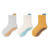 🧦3 Pairs of Comfy, Non-Slip Baby Socks – Perfect for Wiggly Toes on the Go! - ThiGui